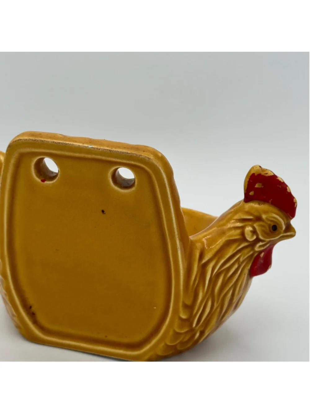 Vintage Japan Rooster Scouring Pad Holder | 1950s 1960s Wall Mount Kitchen Spong